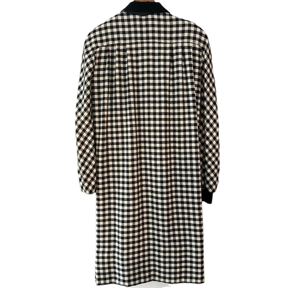 Valentino Houndstooth Checkered Vintage Wool Dress - Picture 2 of 5